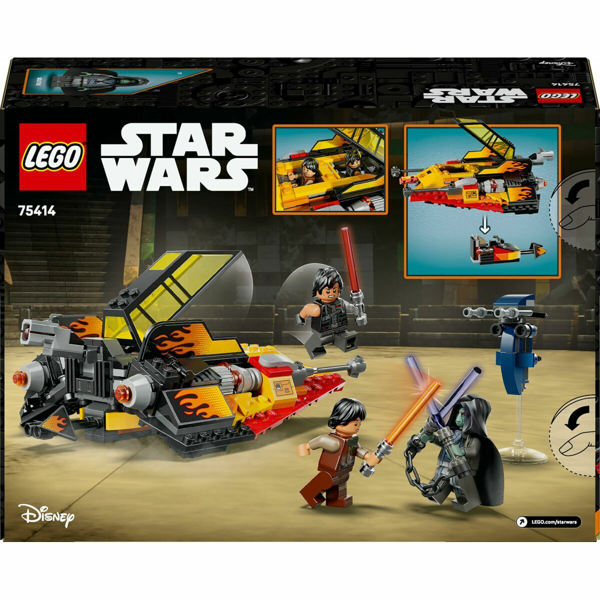 Construction set Lego 75414 The Force Burner Snowspeeder 349 Pieces