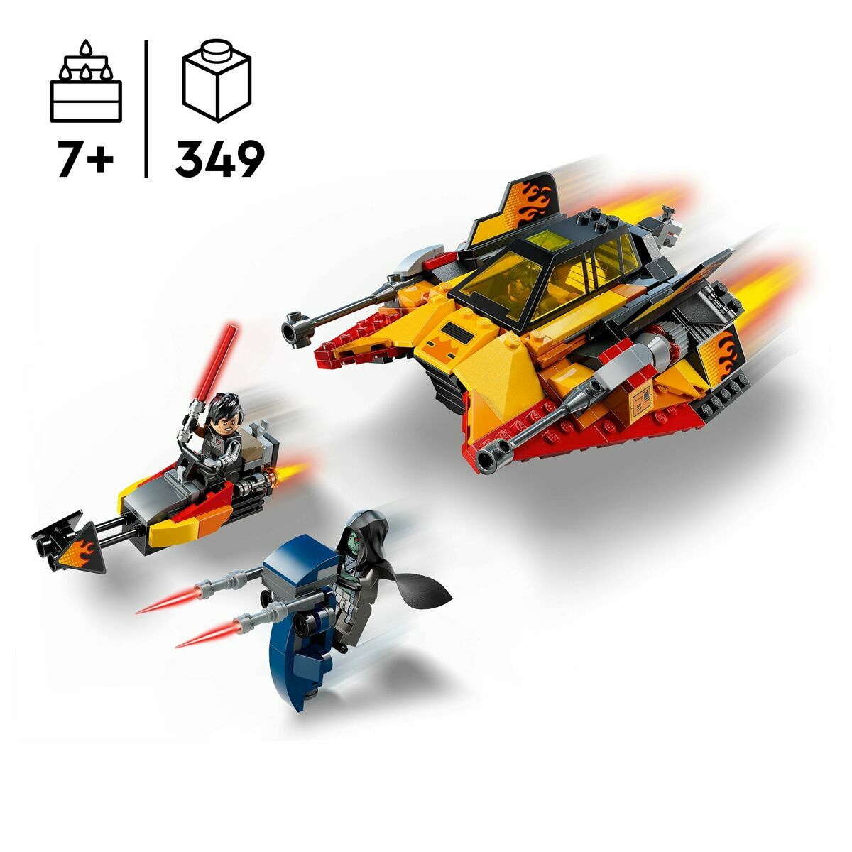 Construction set Lego 75414 The Force Burner Snowspeeder 349 Pieces