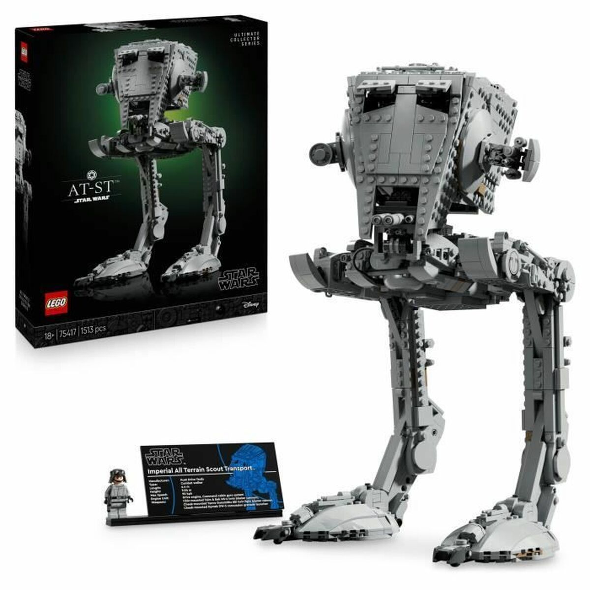Construction set Lego STAR WARS 75417 AT-ST