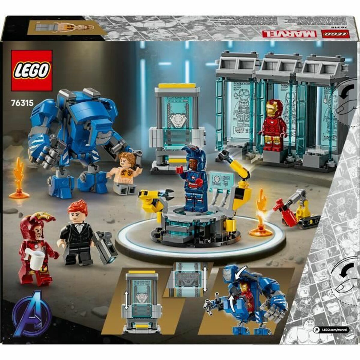Construction set Lego Iron Man 76315