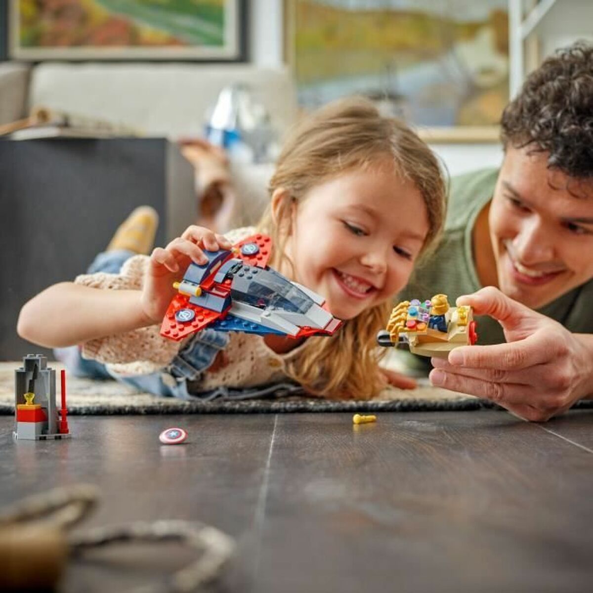 Construction set Lego 76319 Captain America VS Thanos 107 Pieces