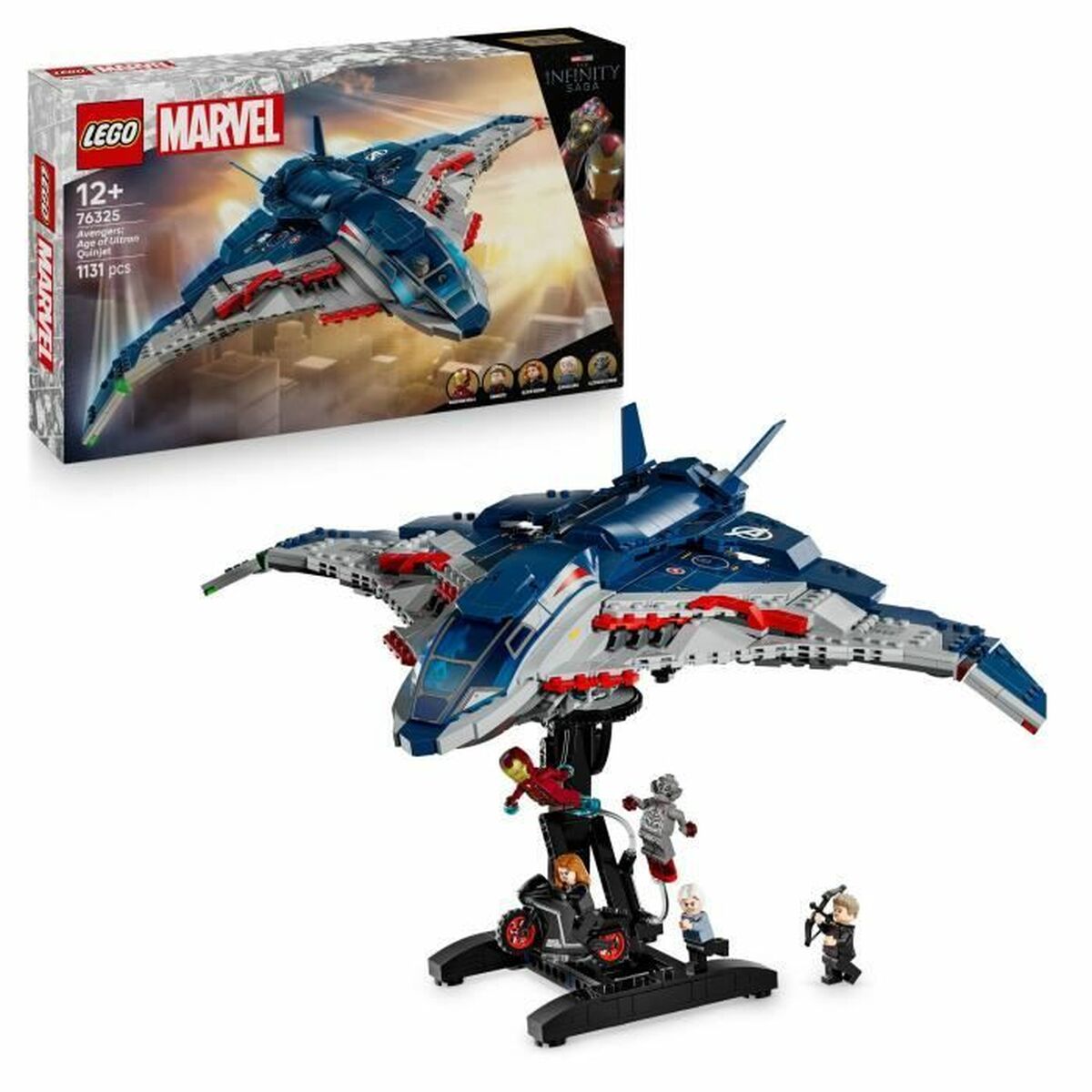 Construction set Lego 76325 Age of Ultron Quinjet 1131 Pieces Construction set Lego 76325 Age of Ultron Quinjet 1131 Pieces