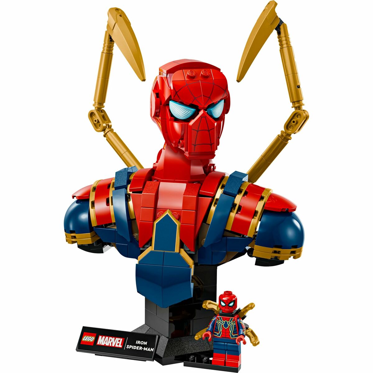 Construction set Lego 76326 Iron Spider-Man Bust 379 Pieces