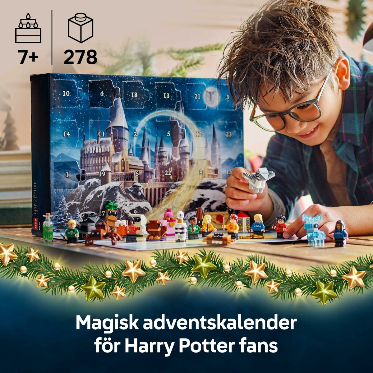 Construction set Lego 76456 Advent Calender 2025 Harry Potter 278 Pieces