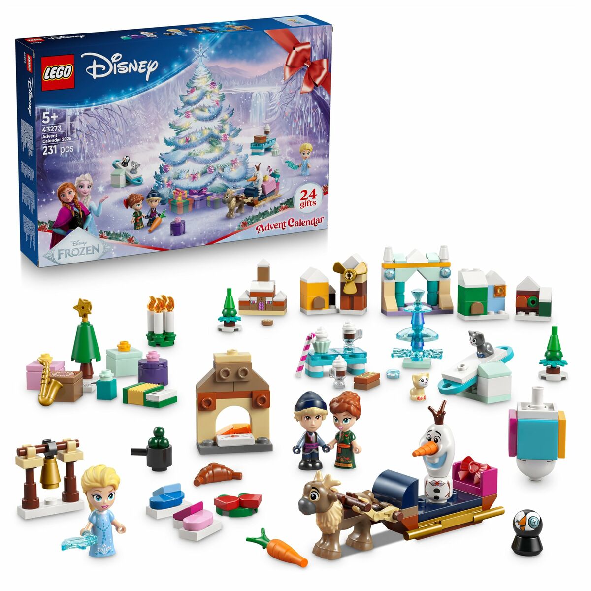Construction set Lego 43273 Advent Calender 2025 Disney 231 piezas