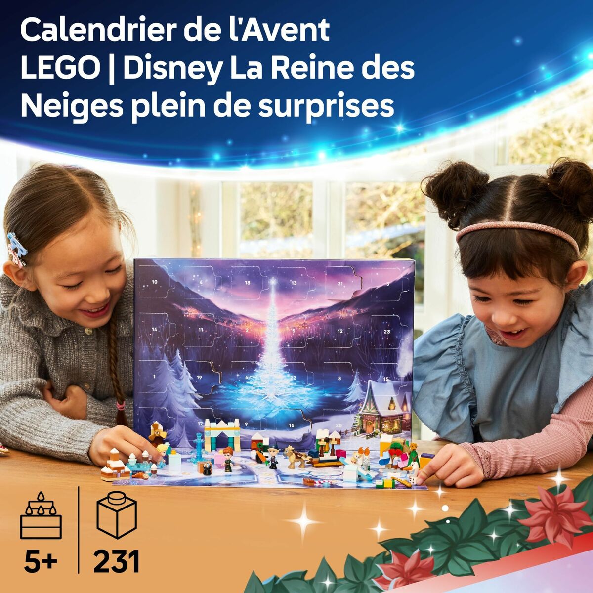 Construction set Lego 43273 Advent Calender 2025 Disney 231 piezas