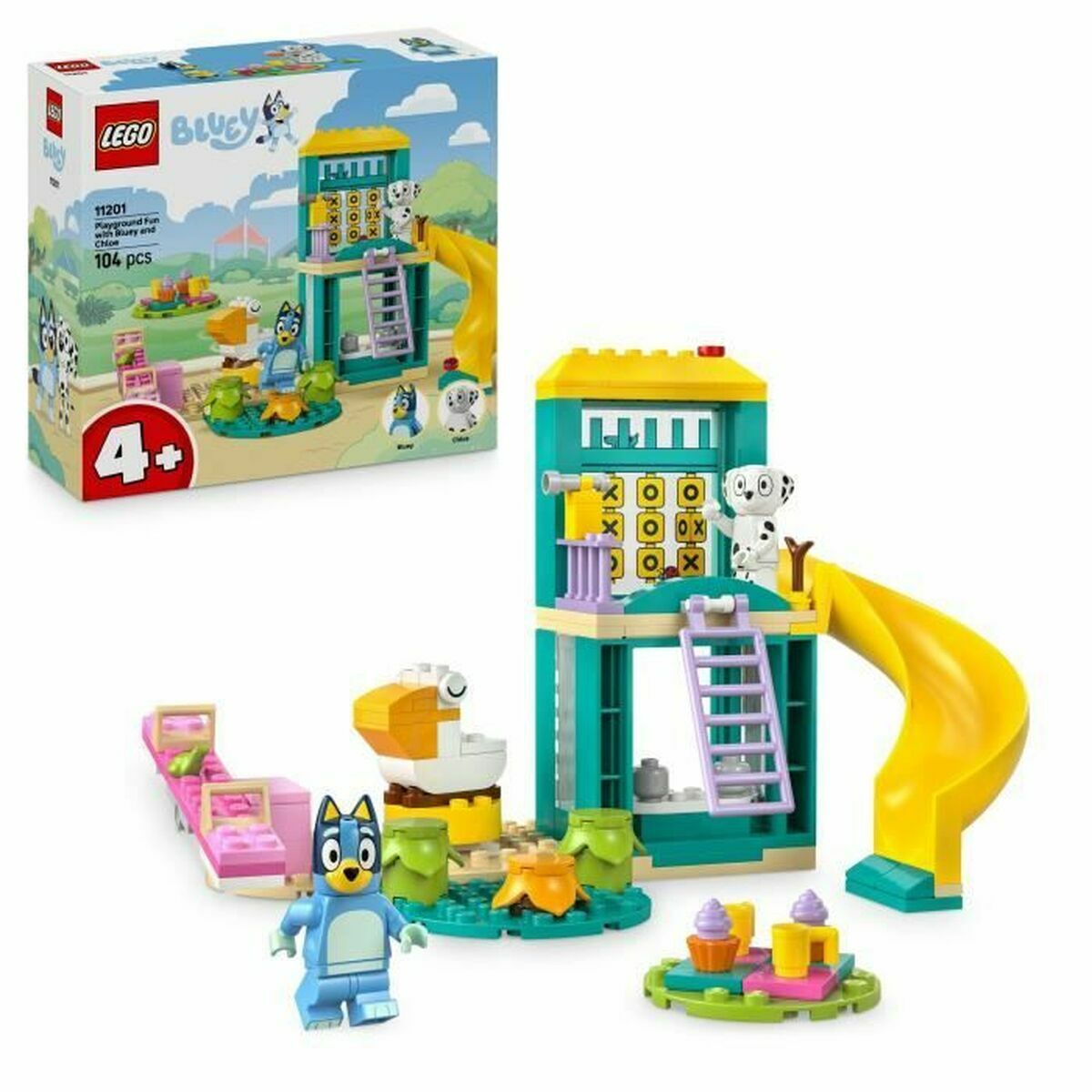 Construction set Lego 11201 Playground Fun with Bluey and Chloe 104 Pieces Construction set Lego 11201 Playground Fun with Bluey and Chloe 104 Pieces
