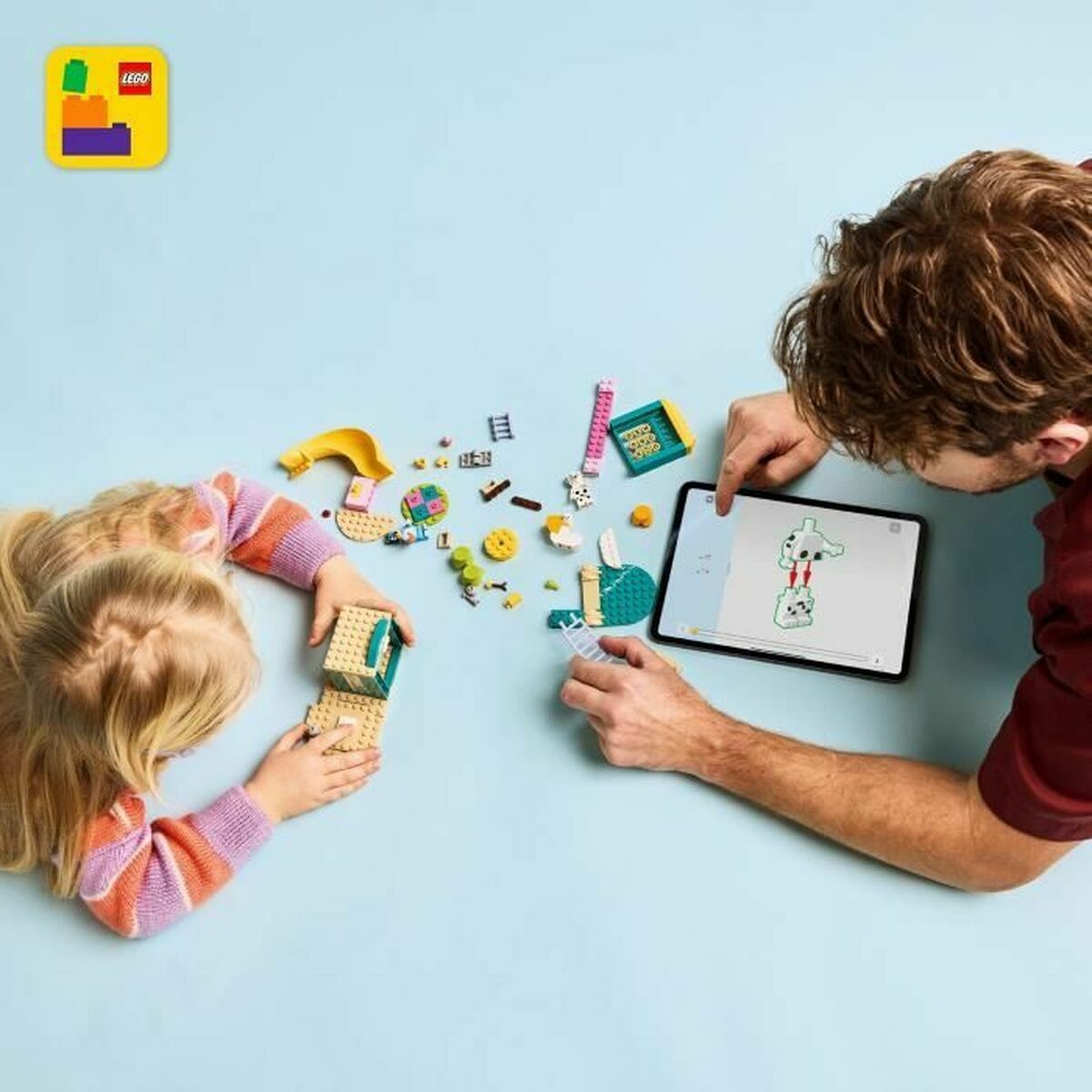 Construction set Lego 11201 Playground Fun with Bluey and Chloe 104 Pieces