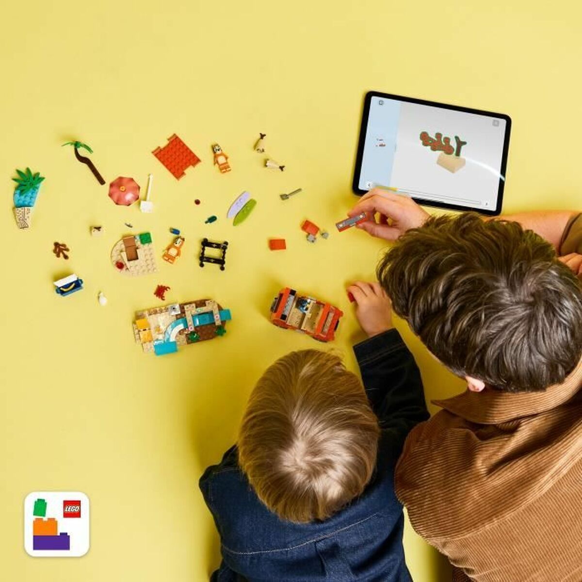 Construction set Lego 11202 Bluey’s Beach & Family Car Trip 133 Pieces