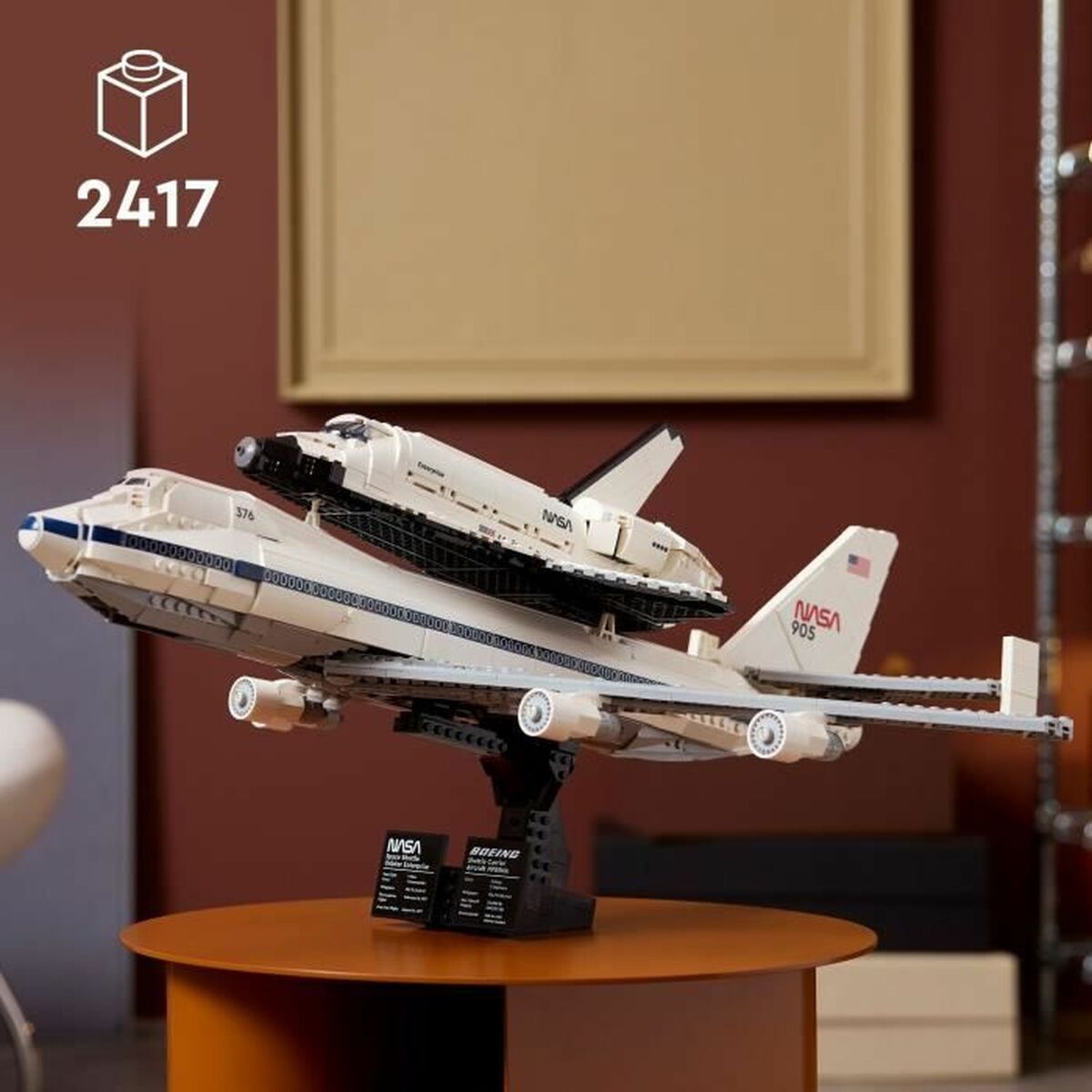 Construction set Lego ICONS 10360 Shuttle Carrier Aircraft 2417 Pieces