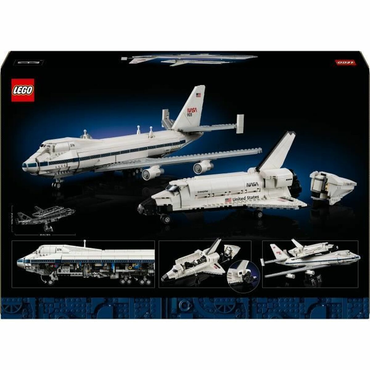Construction set Lego ICONS 10360 Shuttle Carrier Aircraft 2417 Pieces