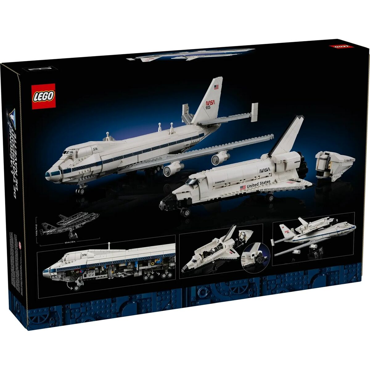 Construction set Lego ICONS 10360 Shuttle Carrier Aircraft 2417 Pieces