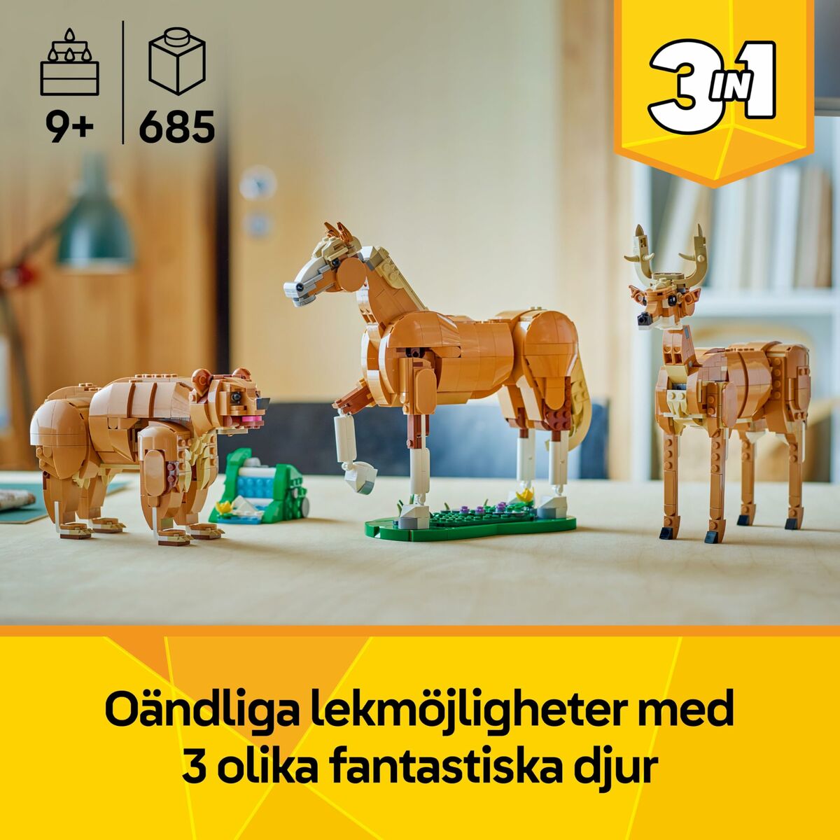 Construction set Lego CREATOR 31166 Beautiful Horse 685 Pieces