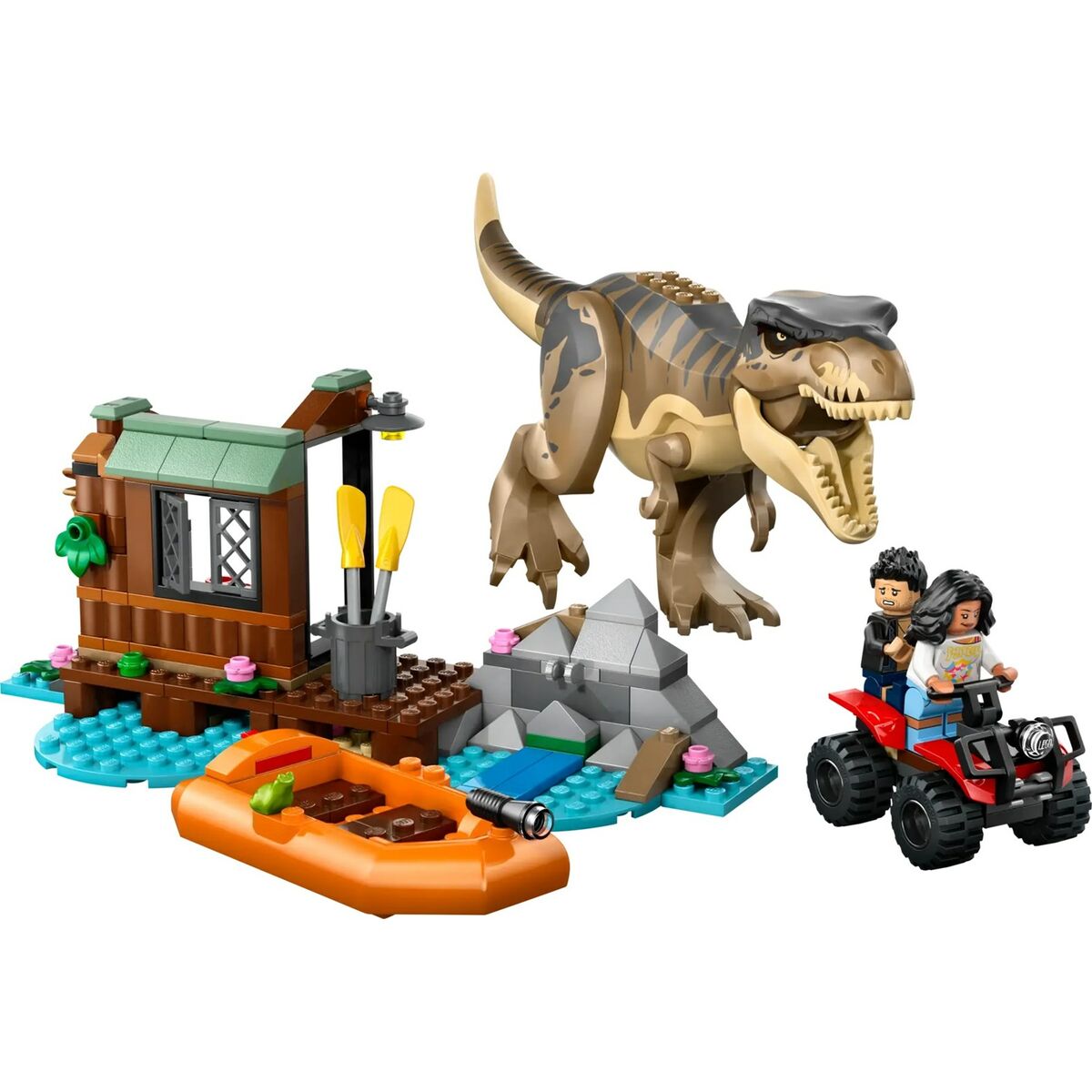 Construction set Lego JURASSIC WORLD 76975 T.Rex River Escape 199 Pieces