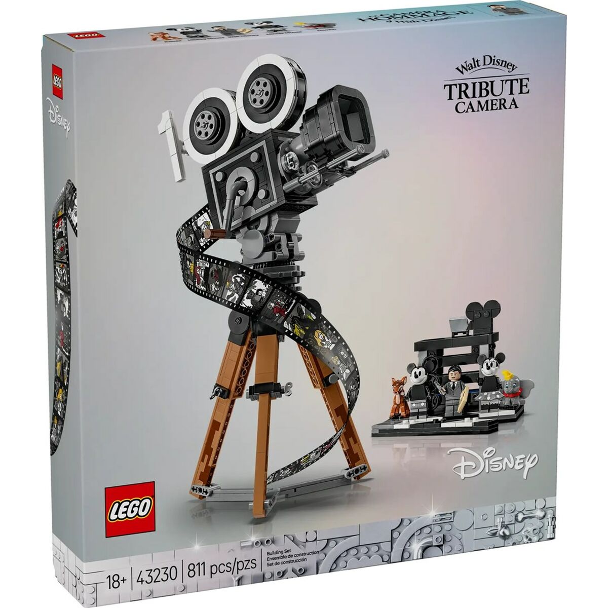Construction set Lego DISNEY 43230 CMARA WALT DISNEY Multicolour 811 Pieces