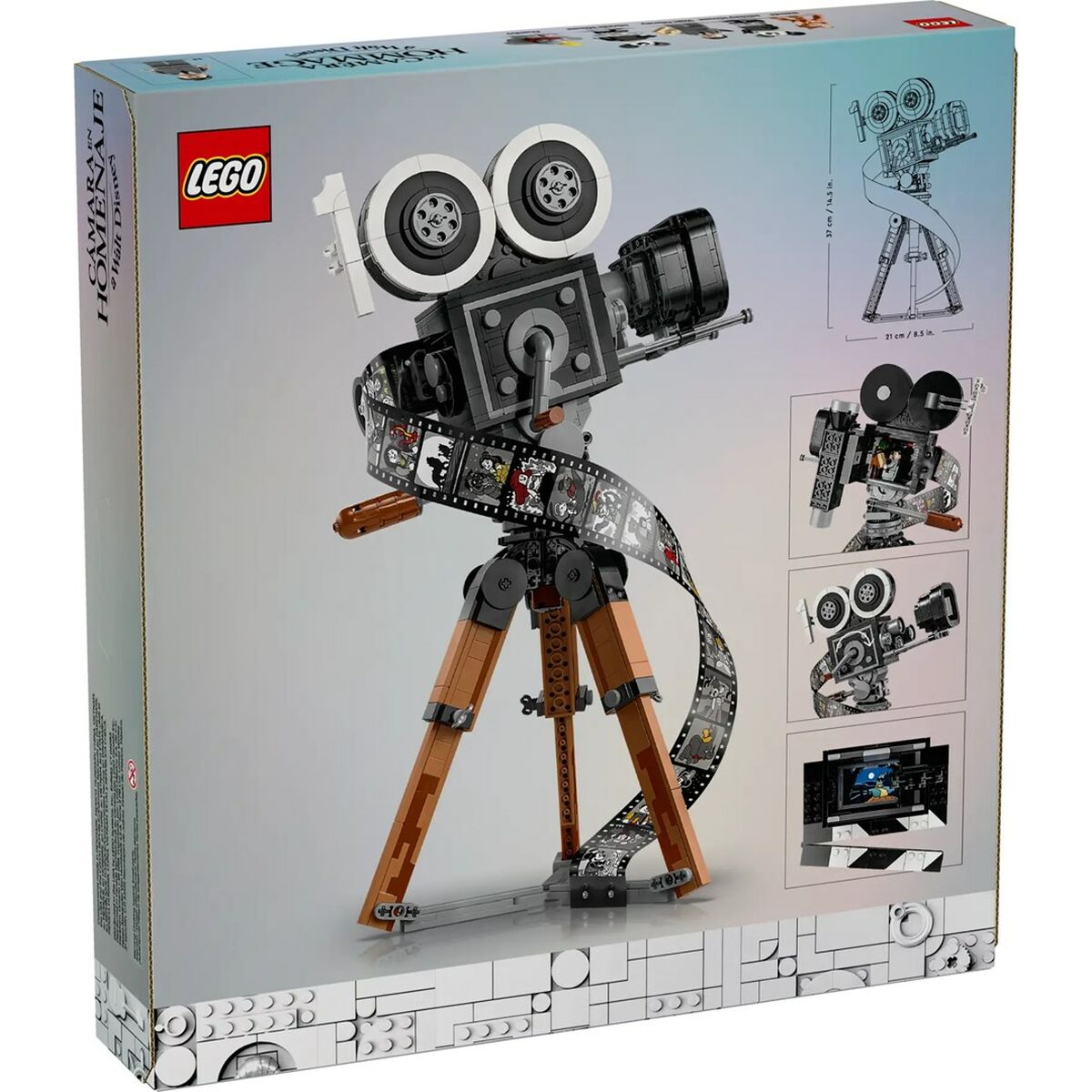 Construction set Lego DISNEY 43230 CMARA WALT DISNEY Multicolour 811 Pieces