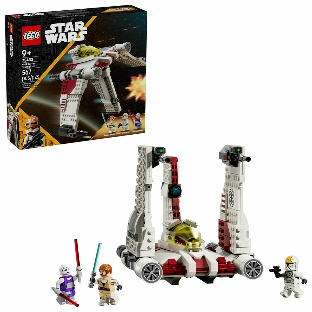 Construction set Lego STAR WARS 75432 V-19 Torrent Starfighter Construction set Lego STAR WARS 75432 V-19 Torrent Starfighter