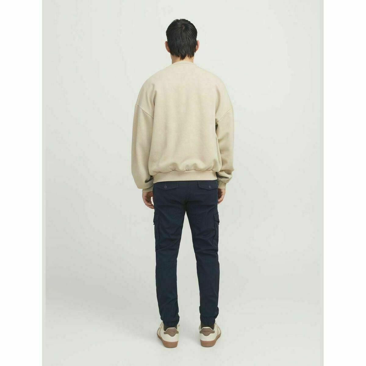 Trousers Jack & Jones JPSTPAUL FLAKE CARGO 12169582 Navy Blue