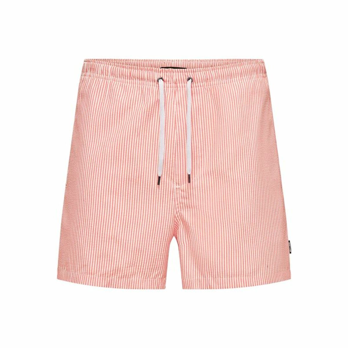 Men’s Bathing Costume Only & Sons Onsted Stripe Seersucker Pink Men’s Bathing Costume Only & Sons Onsted Stripe Seersucker Pink