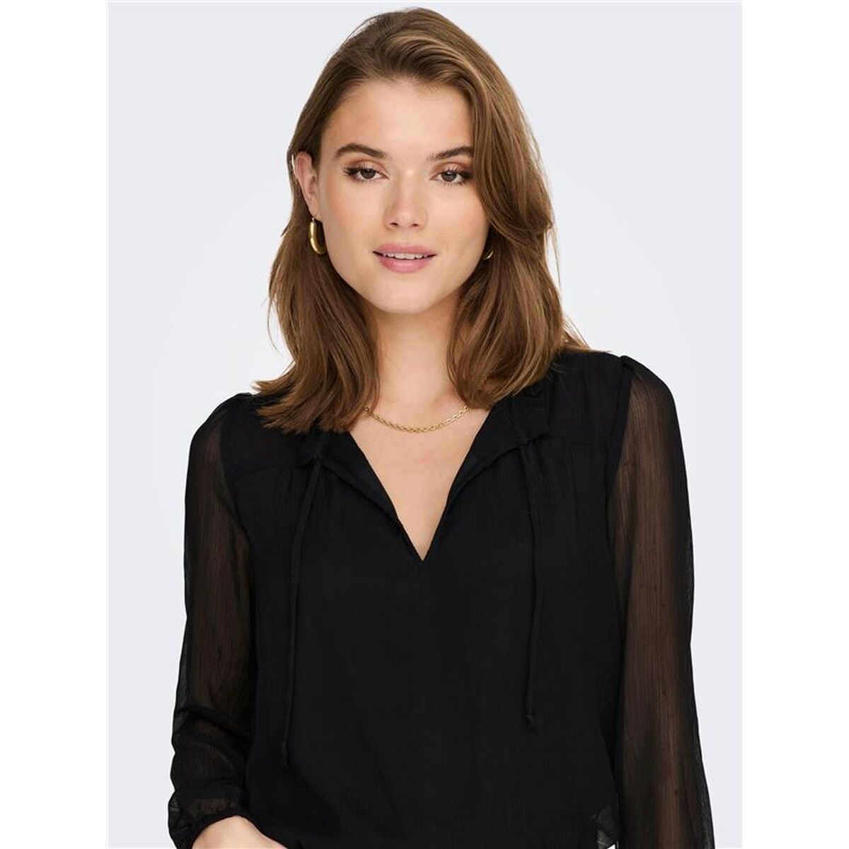 Womens blouse Only ditsy Blouse Lady Black (L)