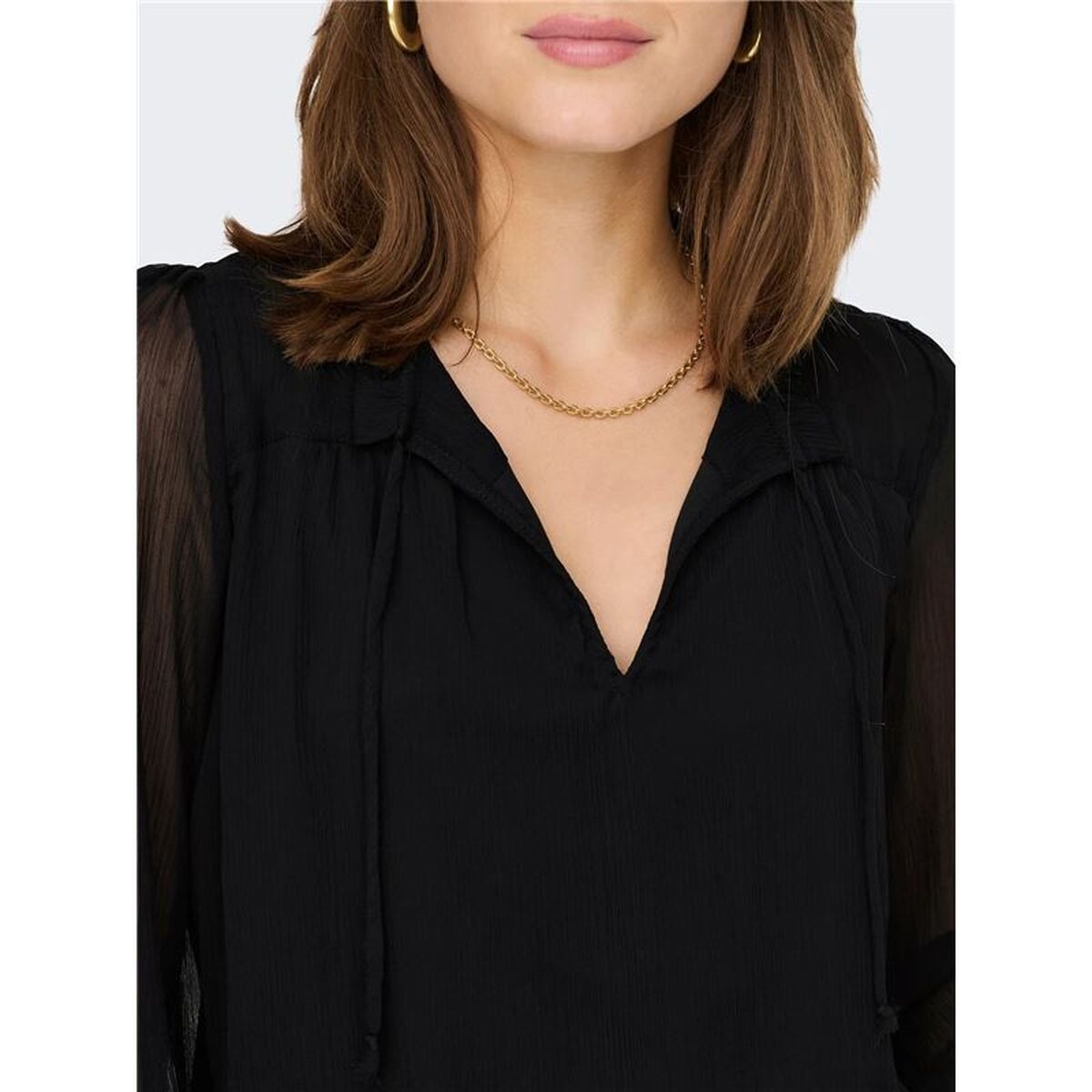 Womens blouse Only ditsy Blouse Lady Black (L)