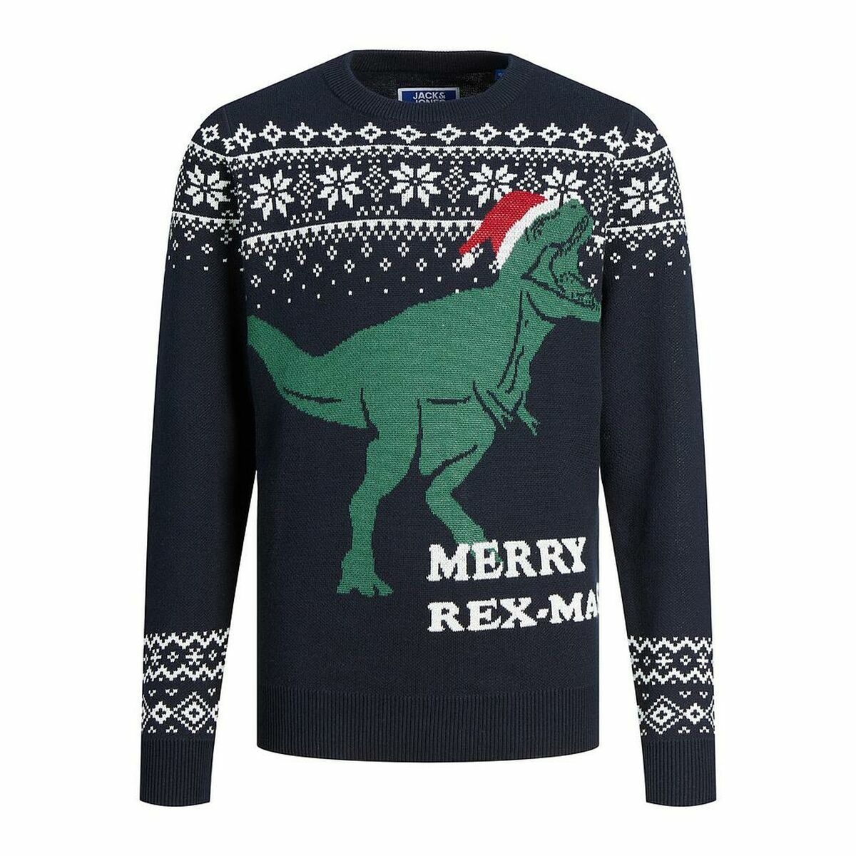 Unisex Jumper Jack & Jones T REX Navy Blue Unisex Jumper Jack & Jones T REX Navy Blue