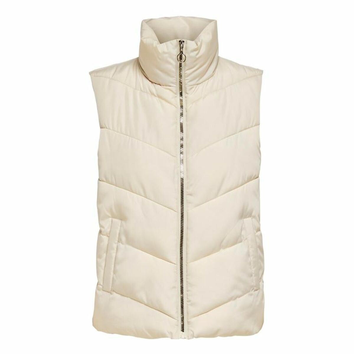 Women’s Waistcoat Jack & Jones Jdyfinno Life Short Padd White Women’s Waistcoat Jack & Jones Jdyfinno Life Short Padd White