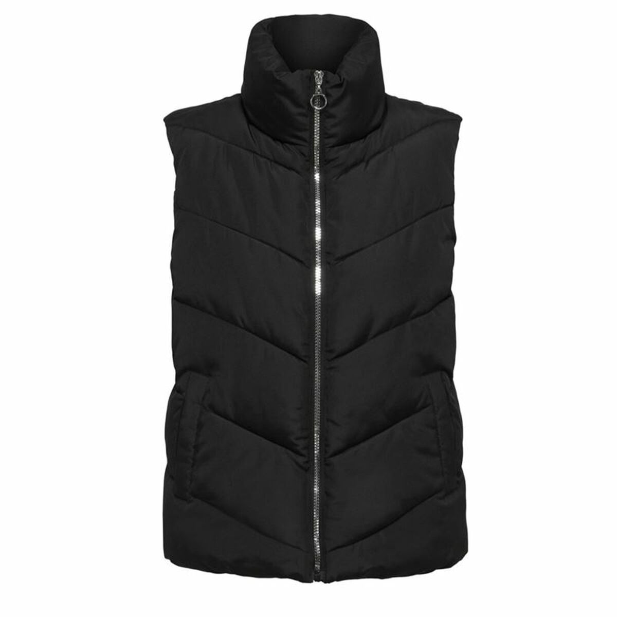 Women’s Waistcoat Jack & Jones Jdyfinno Life Short Padd Black