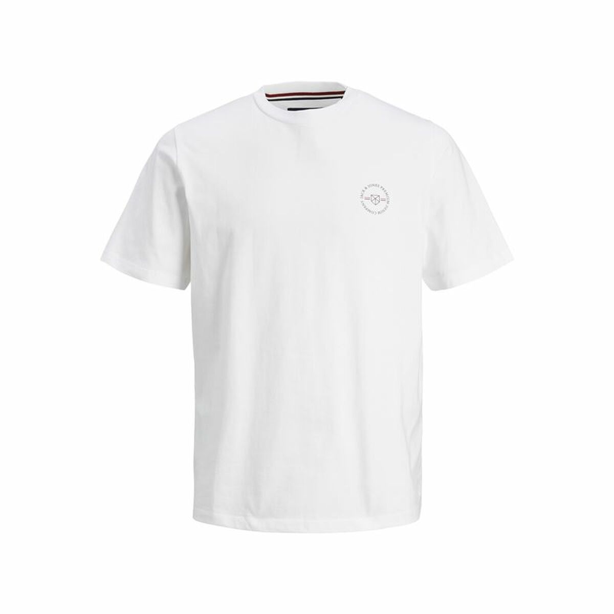 Menâs Short Sleeve T-Shirt Jack & Jones lushield White Men Menâs Short Sleeve T-Shirt Jack & Jones lushield White Men