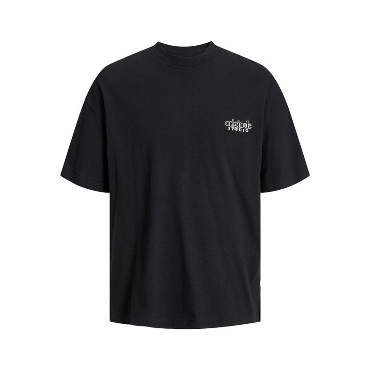 Menâs Short Sleeve T-Shirt Jack & Jones bari Back Black Men Menâs Short Sleeve T-Shirt Jack & Jones bari Back Black Men