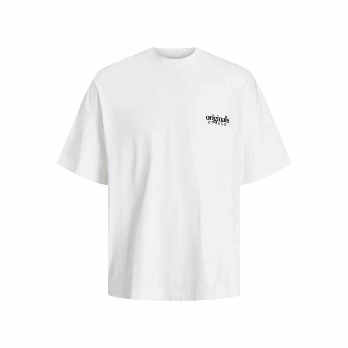 Menâs Short Sleeve T-Shirt Jack & Jones bari Back White Men Menâs Short Sleeve T-Shirt Jack & Jones bari Back White Men