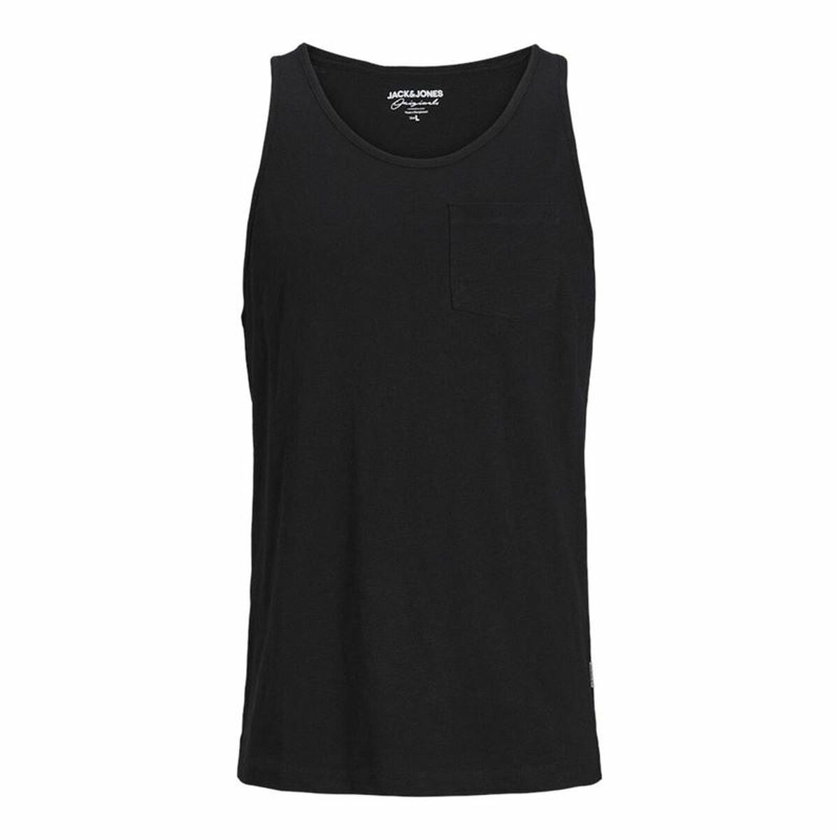 Tank Top Men Jack & Jones Tampa Slub Black Tank Top Men Jack & Jones Tampa Slub Black