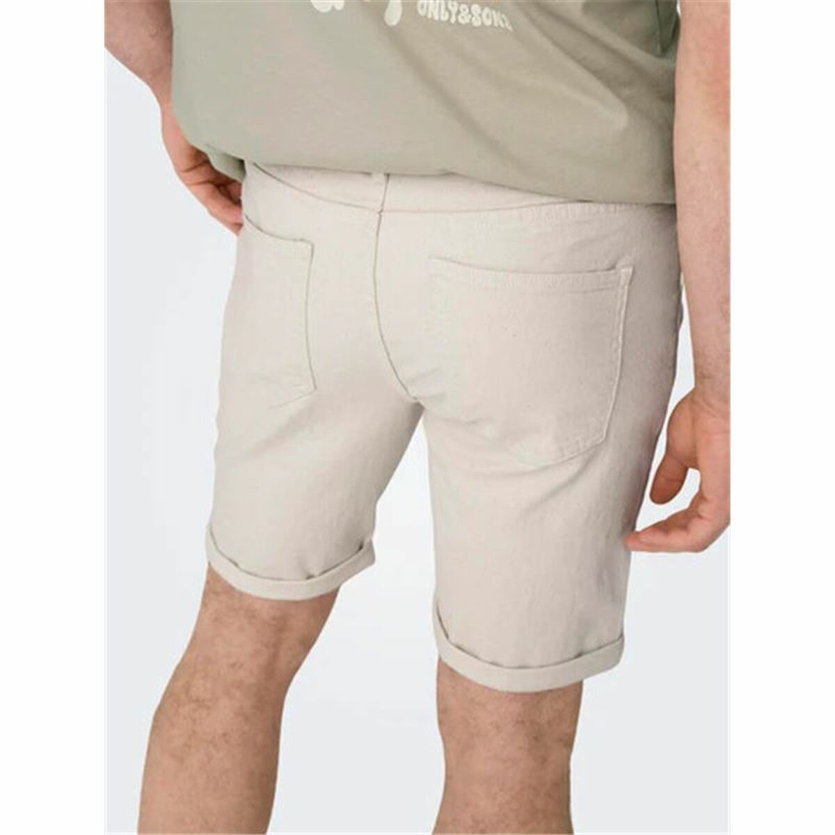 Men’s Shorts Only & Sons Onsply 9296 Ecru Beige