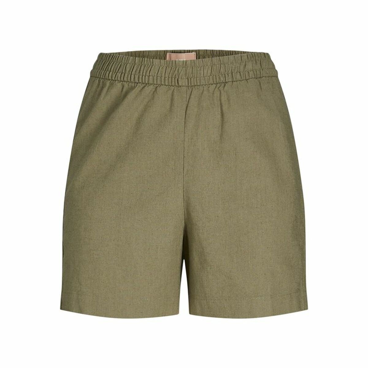 Sports Shorts for Women Jack & Jones Green Linen Sports Shorts for Women Jack & Jones Green Linen