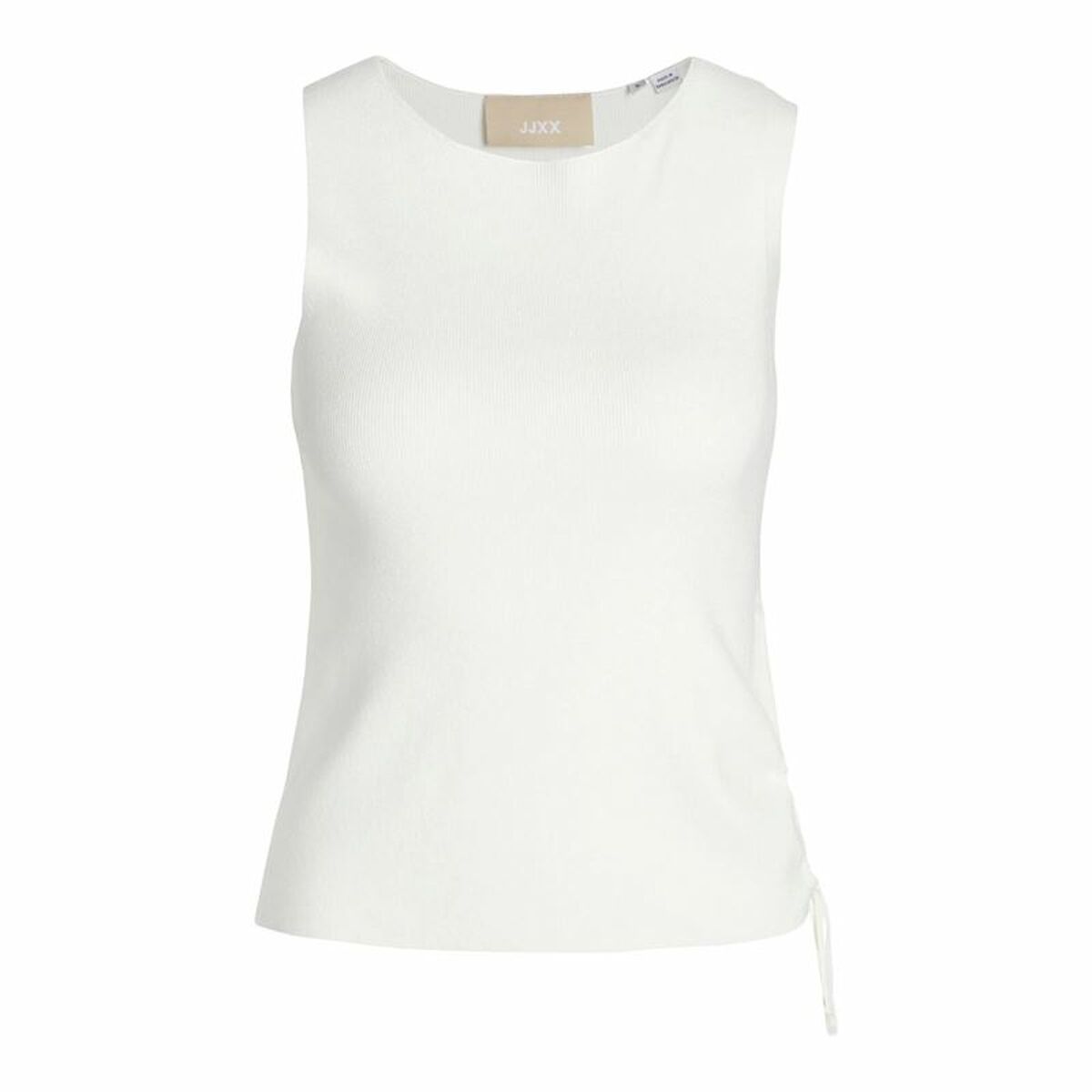 Tank Top Women Jack & Jones Jxdahlia Top Knit White Tank Top Women Jack & Jones Jxdahlia Top Knit White