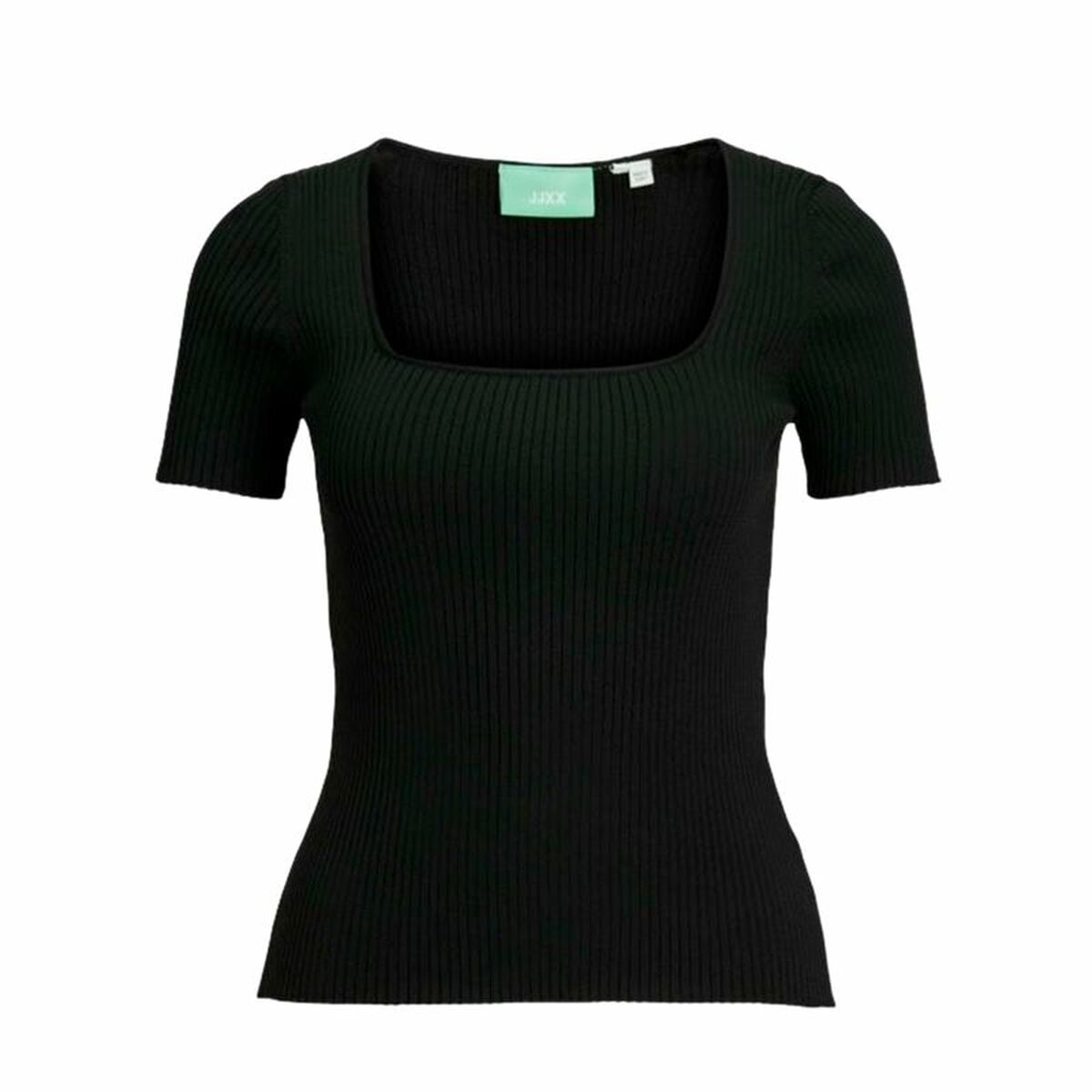 Womenâs Short Sleeve T-Shirt Jack & Jones Jxsky Ss Knit Black Womenâs Short Sleeve T-Shirt Jack & Jones Jxsky Ss Knit Black