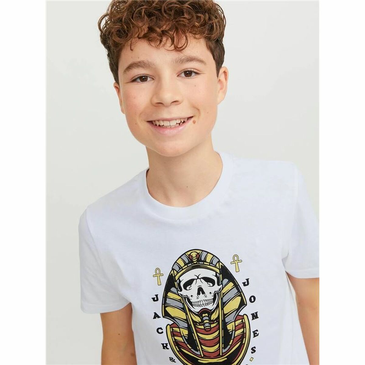 Child’s Short Sleeve T-Shirt Jack & Jones Jorheavens White
