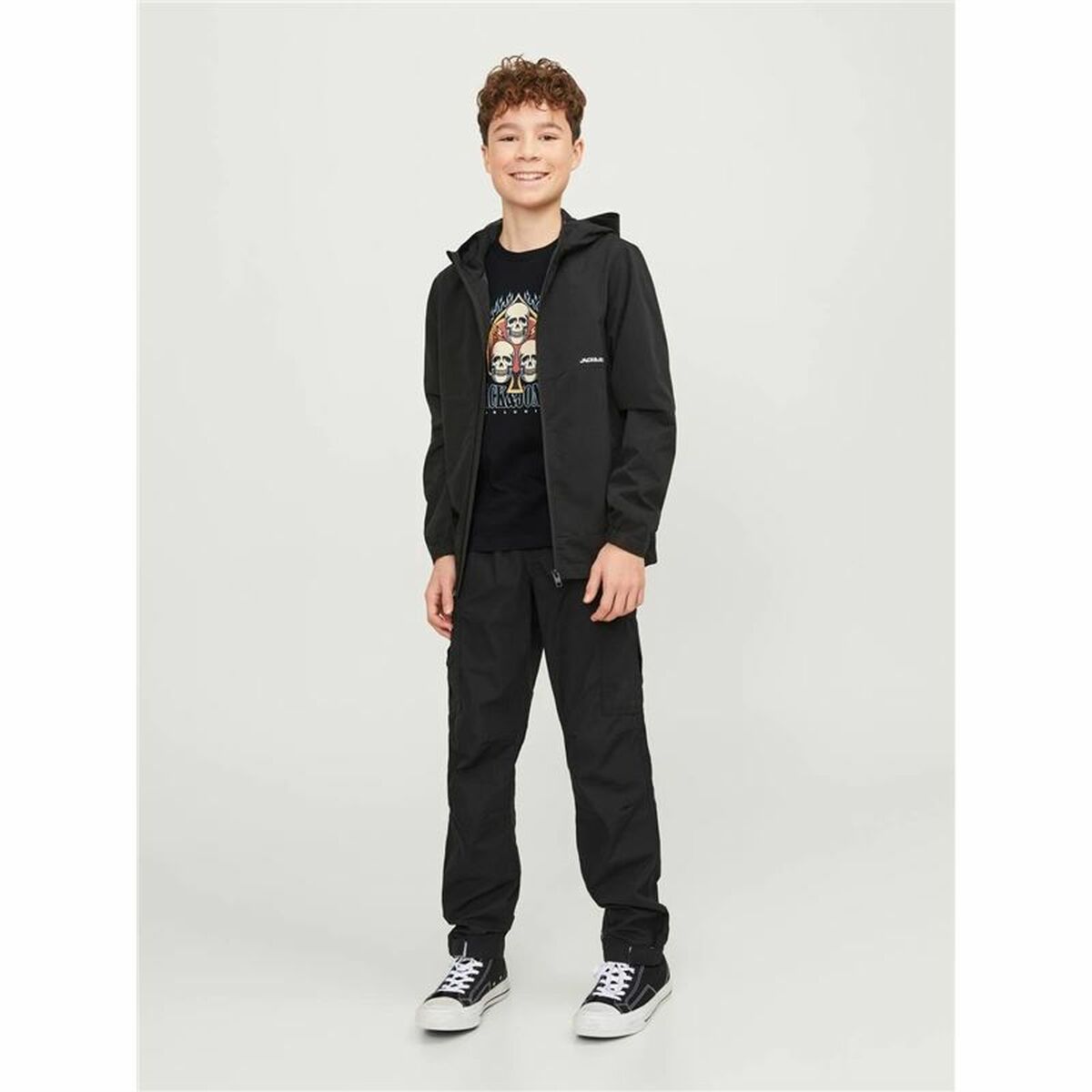 Child’s Short Sleeve T-Shirt Jack & Jones Jorheavens Black