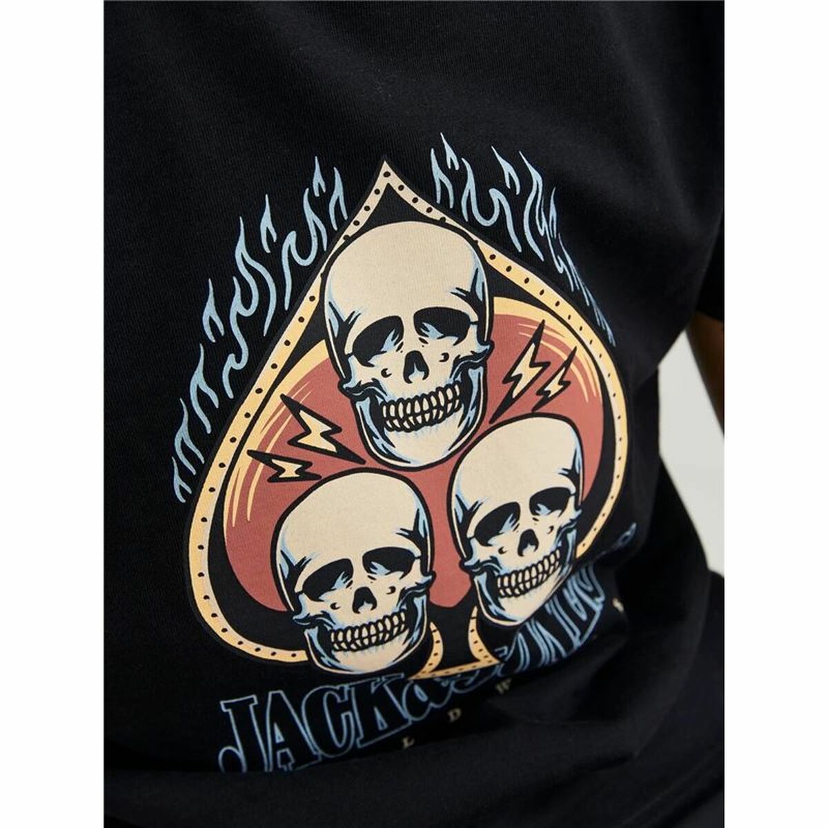Child’s Short Sleeve T-Shirt Jack & Jones Jorheavens Black