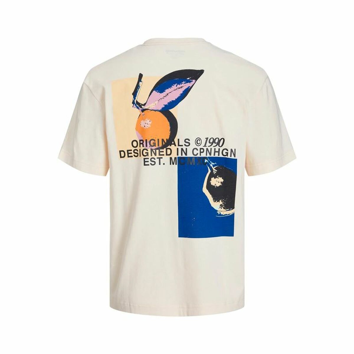 Child’s Short Sleeve T-Shirt Jack & Jones tampa Back Beige