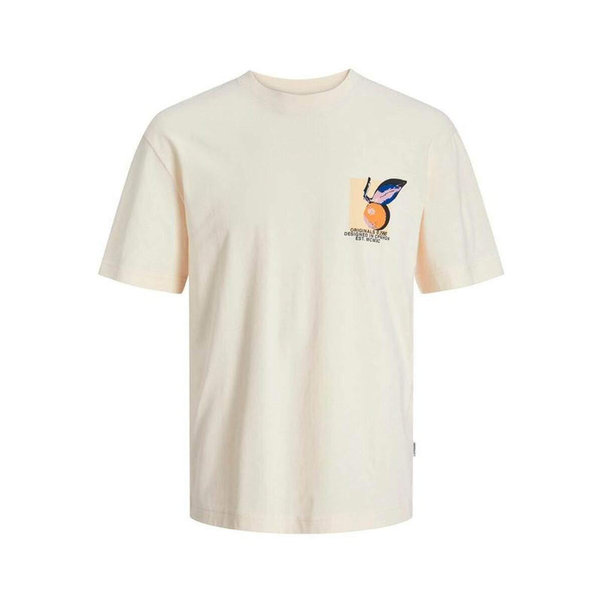 Child’s Short Sleeve T-Shirt Jack & Jones tampa Back Beige