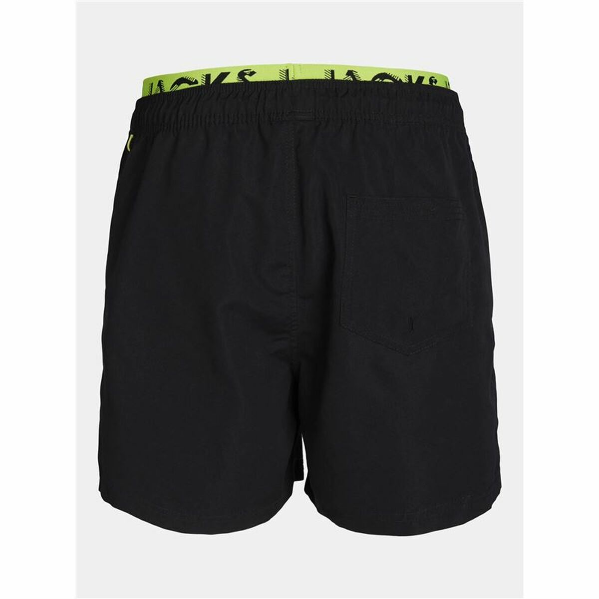 Child’s Bathing Costume Jack & Jones Jjswim Db Wb Neon Black