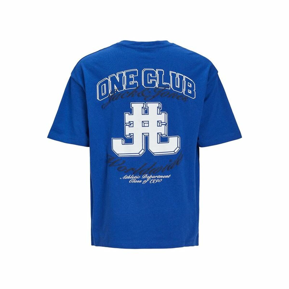 Child’s Short Sleeve T-Shirt Jack & Jones Jorcole Back Print Dark blue