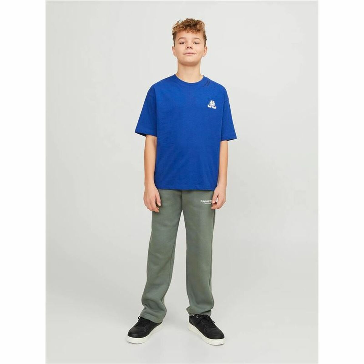 Child’s Short Sleeve T-Shirt Jack & Jones Jorcole Back Print Dark blue