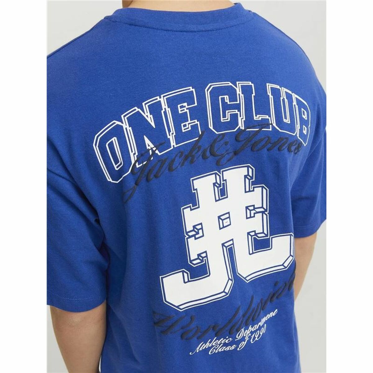 Child’s Short Sleeve T-Shirt Jack & Jones Jorcole Back Print Dark blue