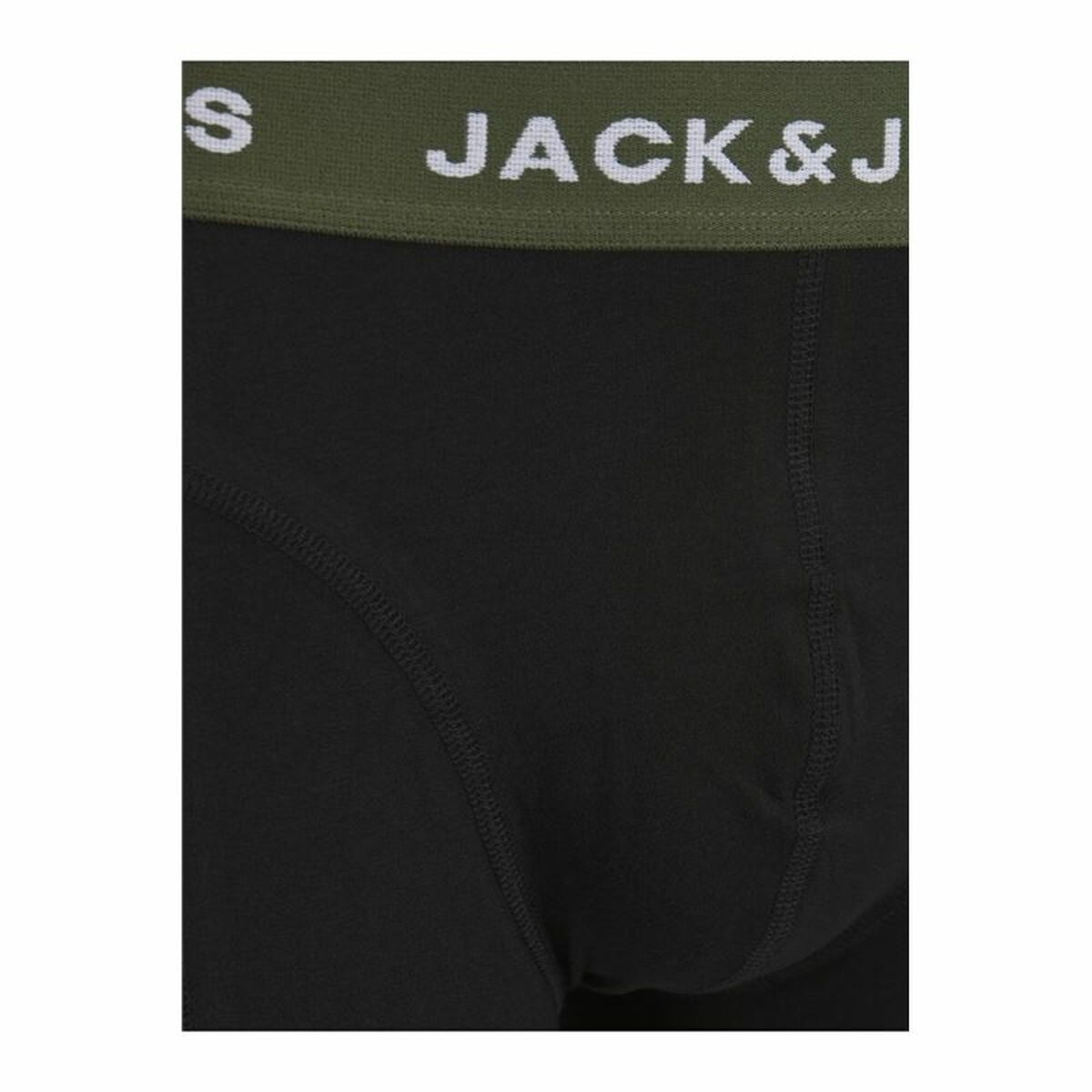Men’s Boxer Shorts Jack & Jones Jacaron Solid Trunks Black