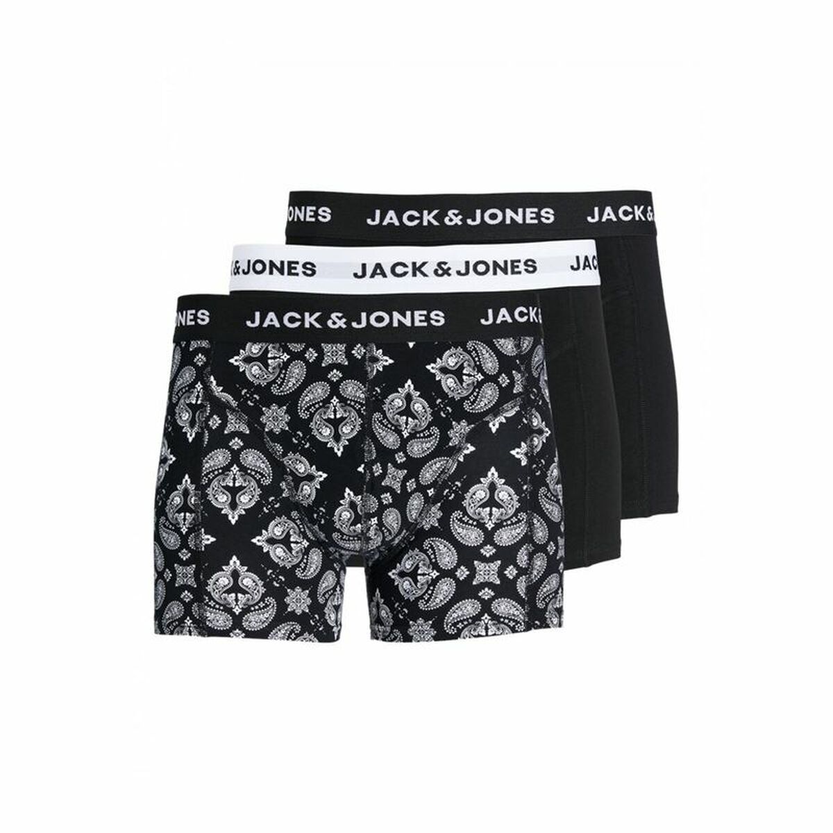 Men’s Boxer Shorts Jack & Jones Jacparis Trunks Black