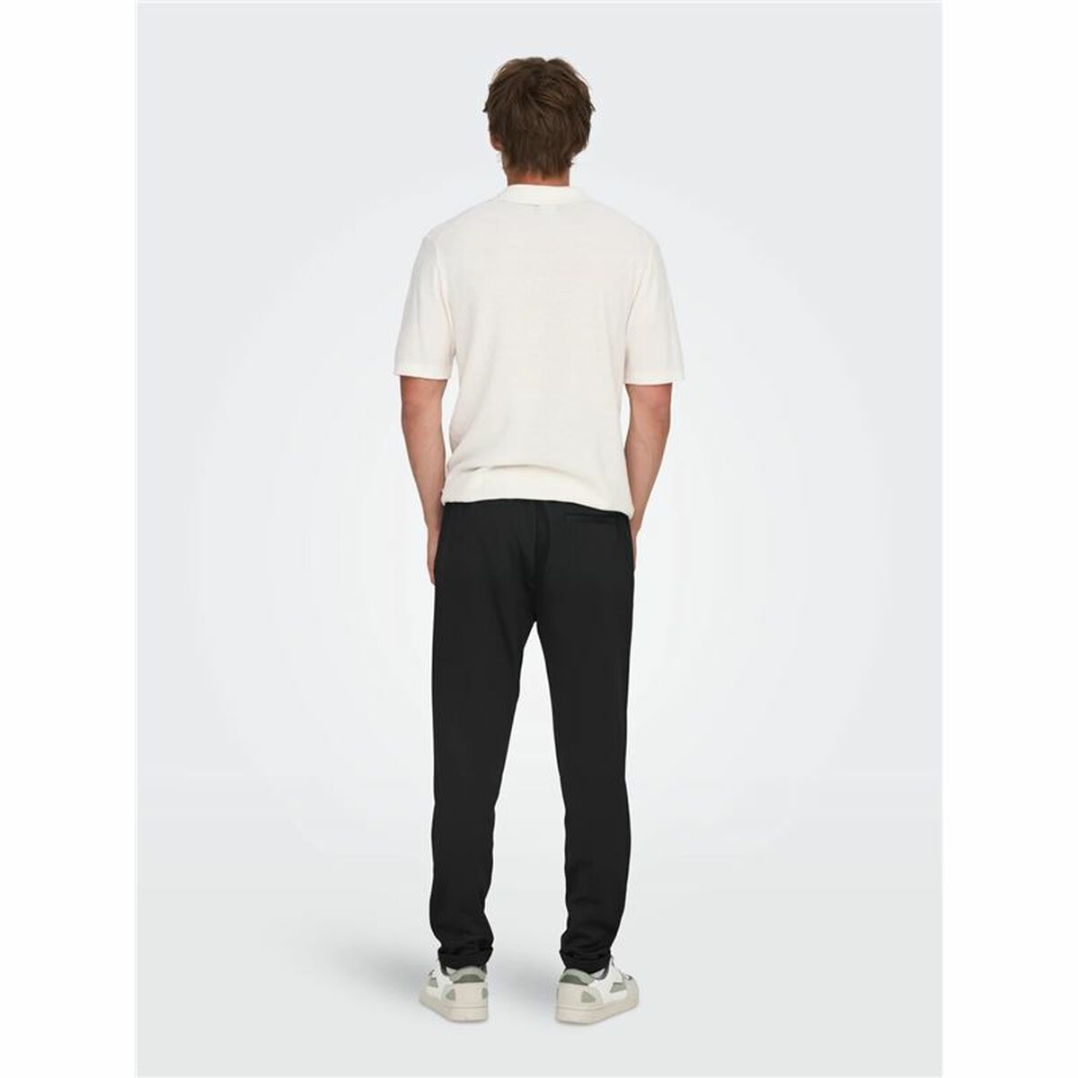 Adult’s Tracksuit Bottoms Only & Sons Onslinus Crop Tap 0192 Black Men