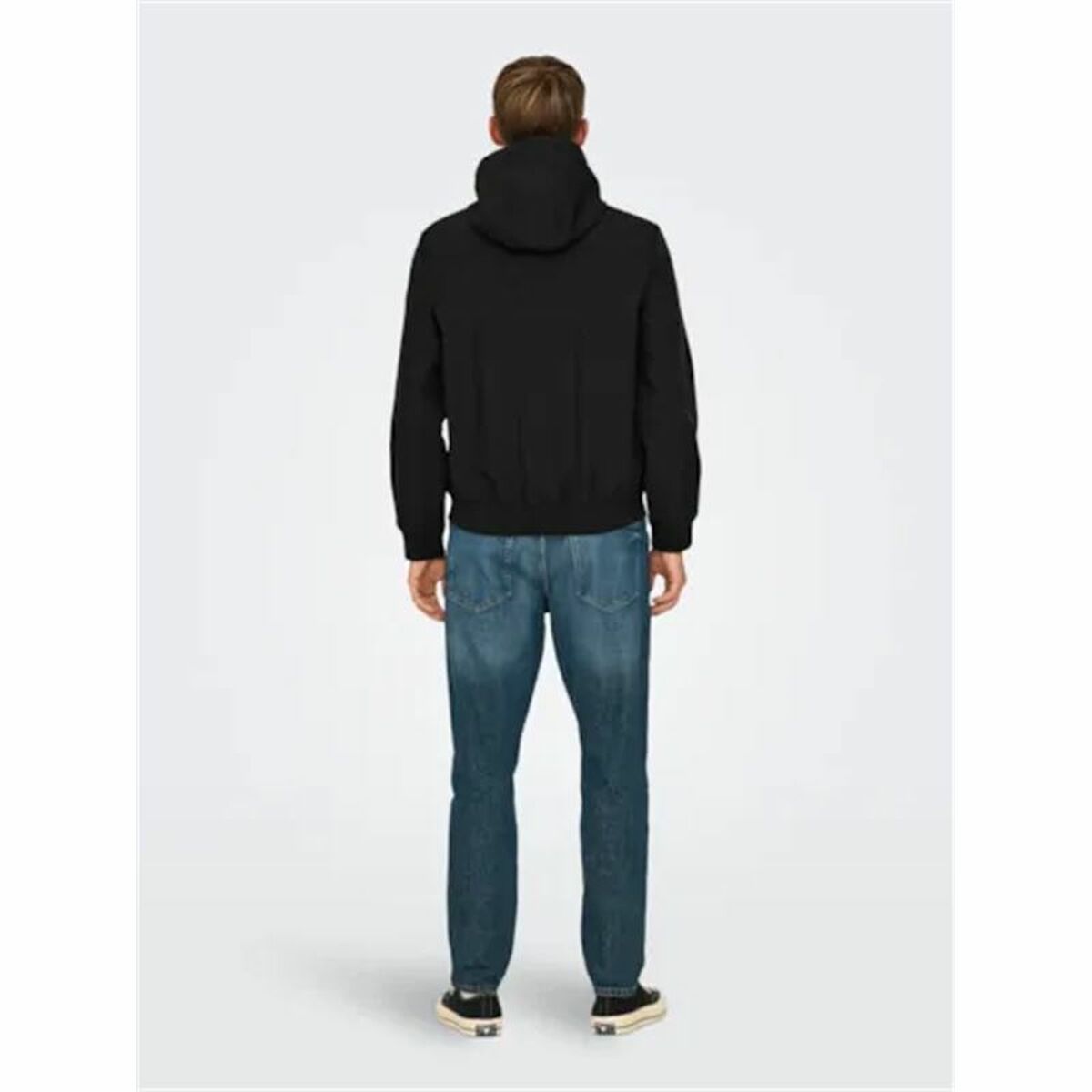 Men’s Jacket Only & Sons Onsbowie Softshell Bomber Black