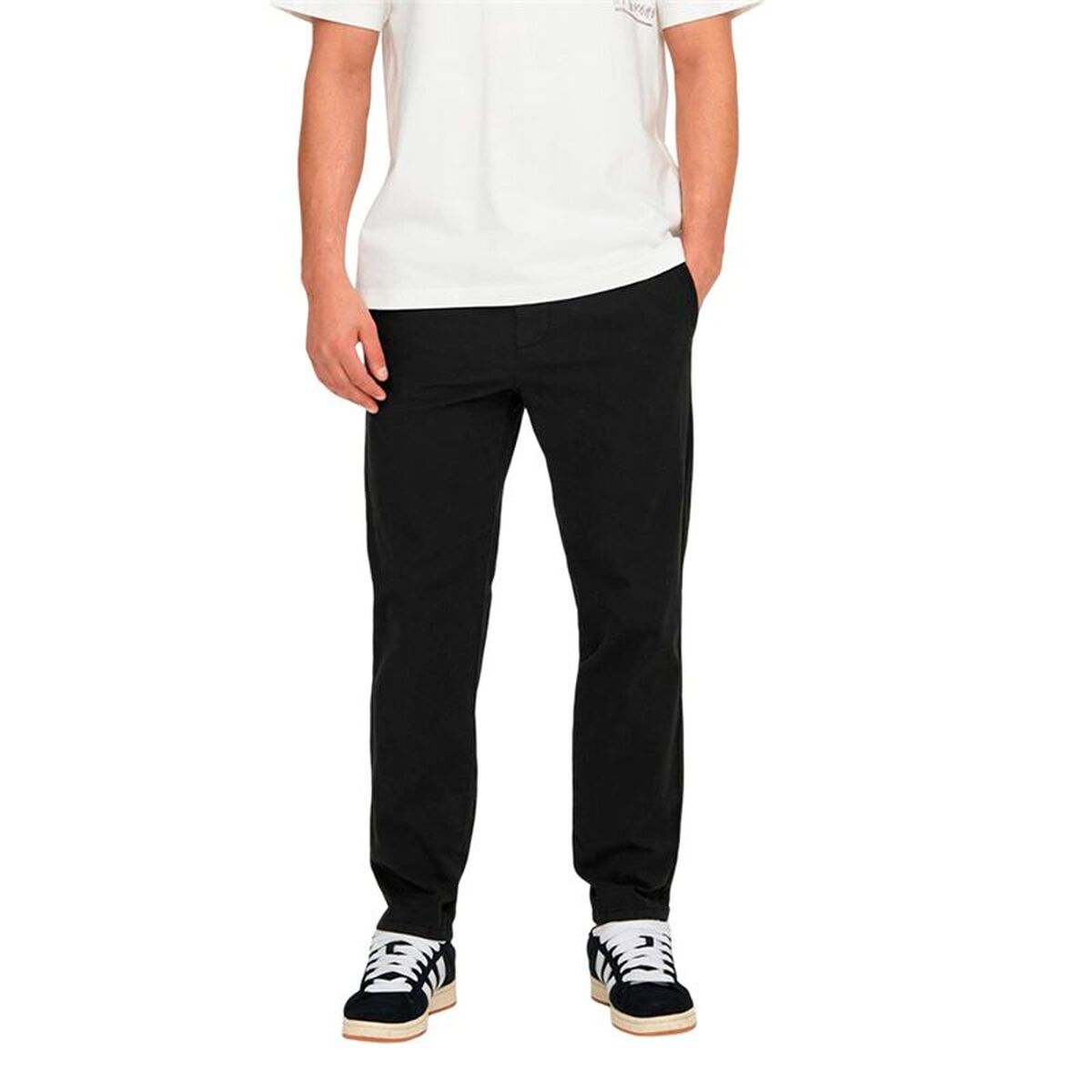 Adult’s Tracksuit Bottoms Only & Sons Onslinus Taper 0183 Black Men